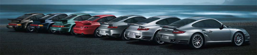 Porsche 911 Turbo evolution, 930, 964, 993, 996, 997
