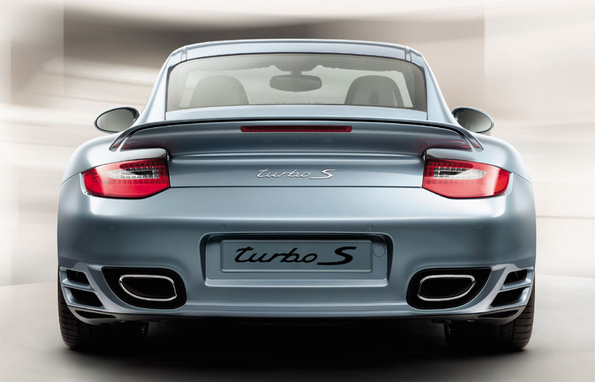 Porsche 911 997 Turbo S rear view