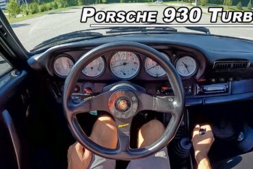 1977 Porsche 930 Turbo Carrera Flachbau - The Slant Nose Widow Maker (POV Binaural Audio)