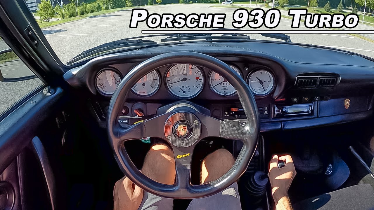 1977 Porsche 930 Turbo Carrera Flachbau - The Slant Nose Widow Maker (POV Binaural Audio)