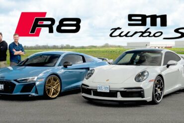 2021 Porsche 911 Turbo S vs Audi R8 V10 Decennium :: DRAG RACE, ROAD & TRACK REVIEW