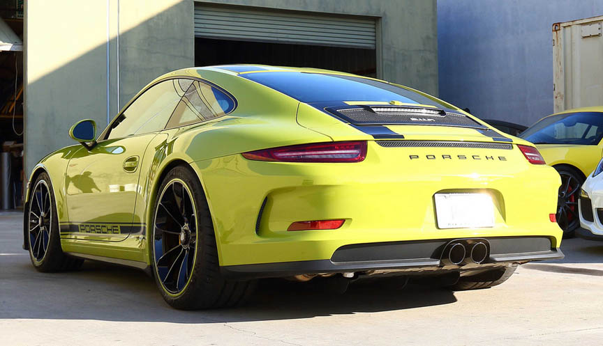 Lime Green (Lindgrün) Porsche 911 991 R