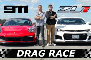 992 Porsche Carrera S vs Camaro ZL1 Drag Race