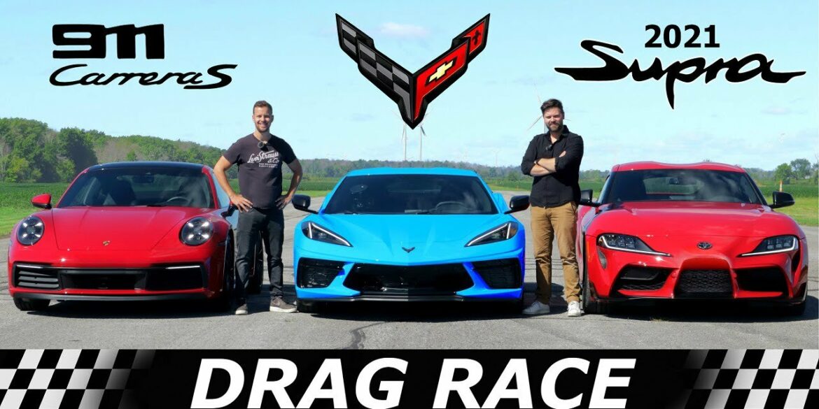 C8 Corvette vs 992 Carrera S vs Toyota Supra