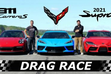 C8 Corvette vs 992 Carrera S vs Toyota Supra