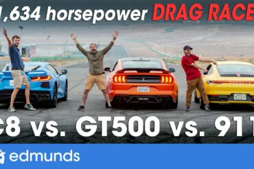 Drag Race! Porsche 911 vs. Chevy Corvette vs. Shelby GT500 — Which Sports Car Has the Fastest 0-60?