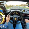 Manual Porsche 992 GT3 Autobahn Top Speed Run