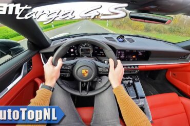 PORSCHE 911 992 TARGA 4S POV Test Drive by AutoTopNL