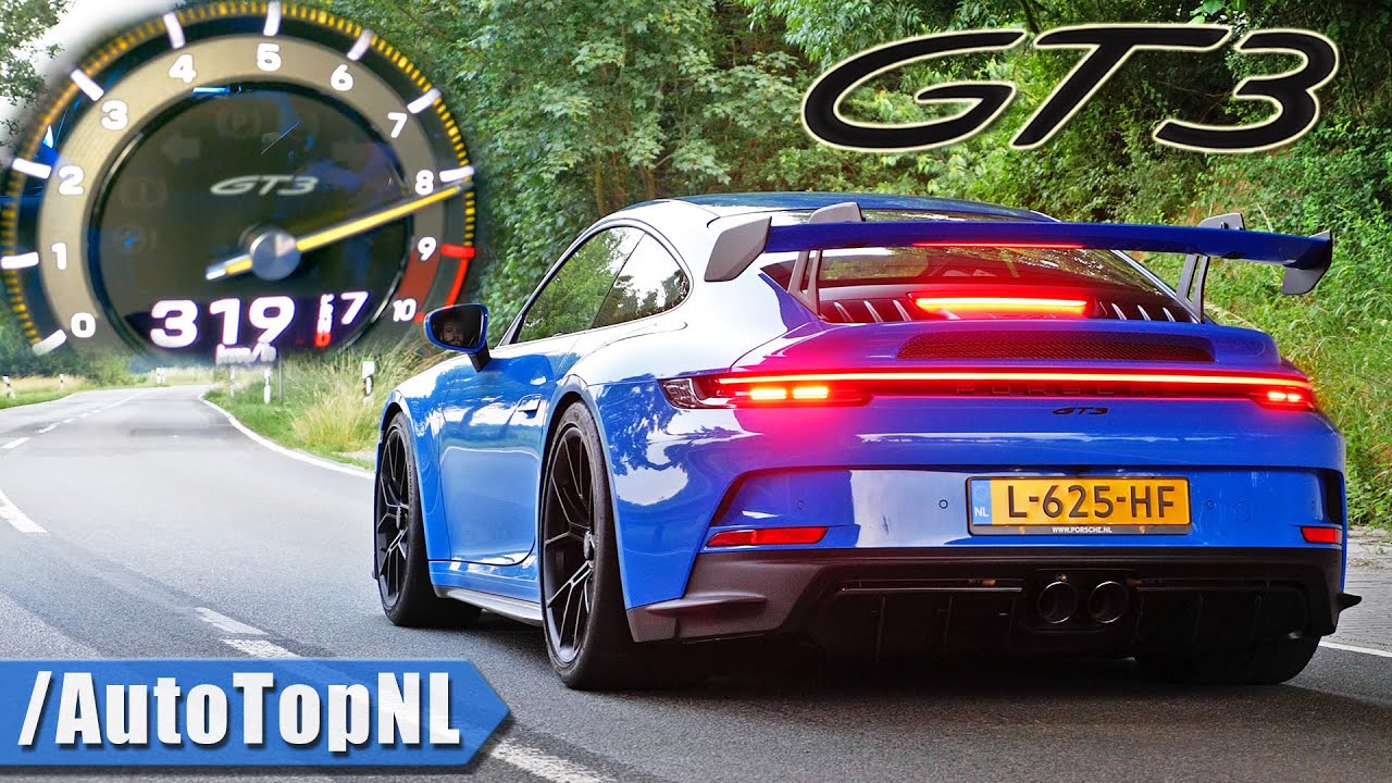PORSCHE 911 GT3 992 0-319KMH *INSANE* SOUND by AutoTopNL