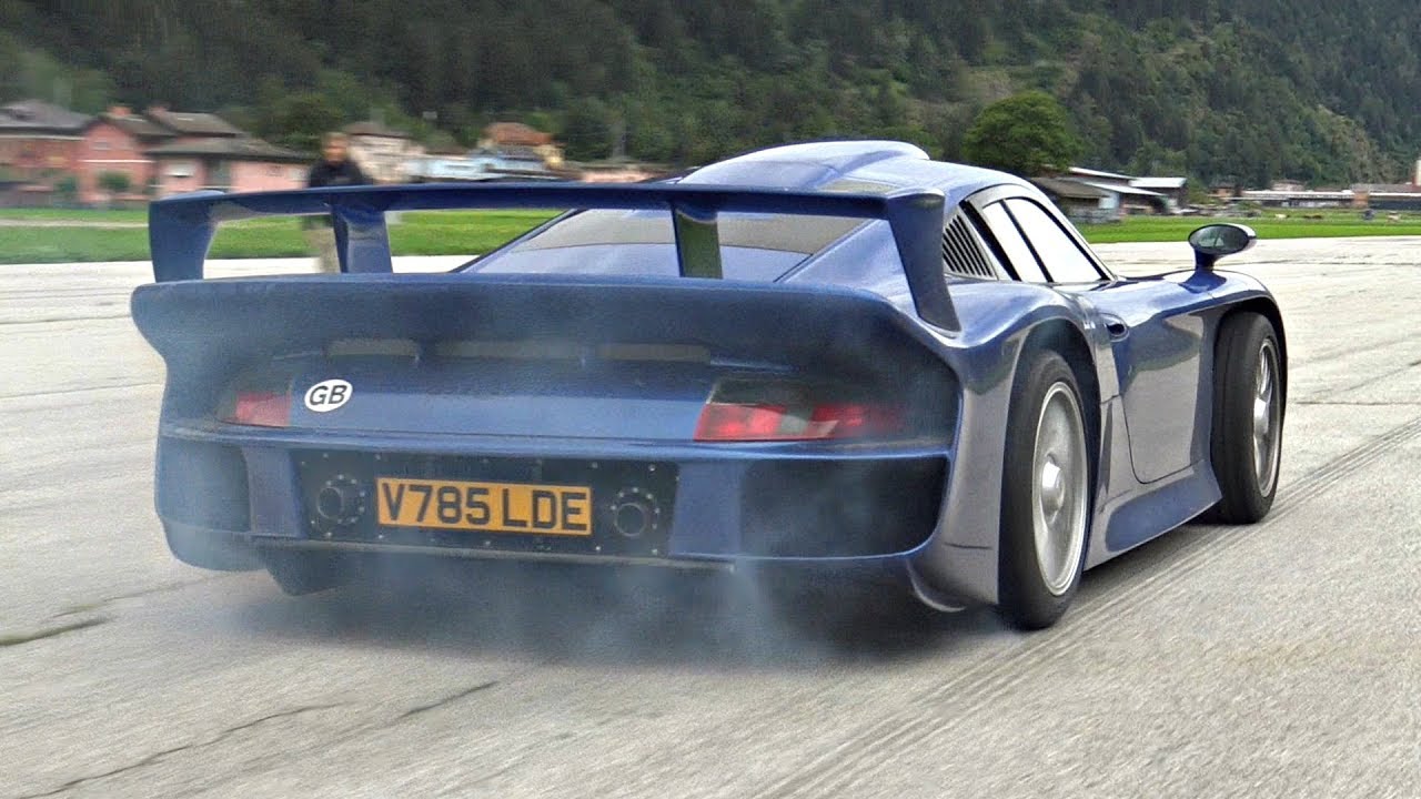 Porsche 911 GT1 Strassenversion Goes DRAG RACING! - Start Up & Full Throttle Accelerations!