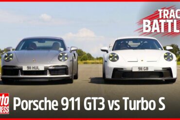 Porsche 911 GT3 vs 911 Turbo S track battle