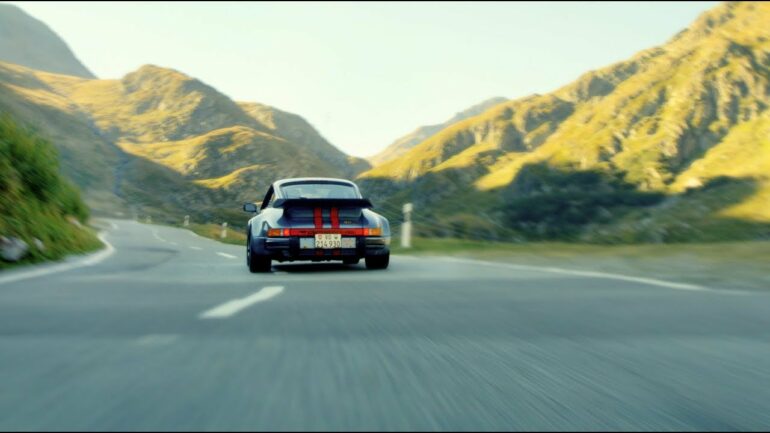 Porsche 930 Turbo - Nothing but engine sound!