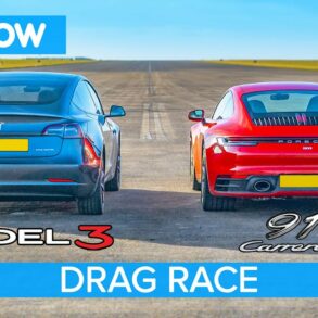 Tesla Model 3 P v Porsche 911 - DRAG RACE *shock result*
