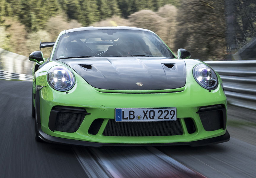 2018 Porsche 911 991.2 GT3 RS Weissach at Nürburgring Nordschleife