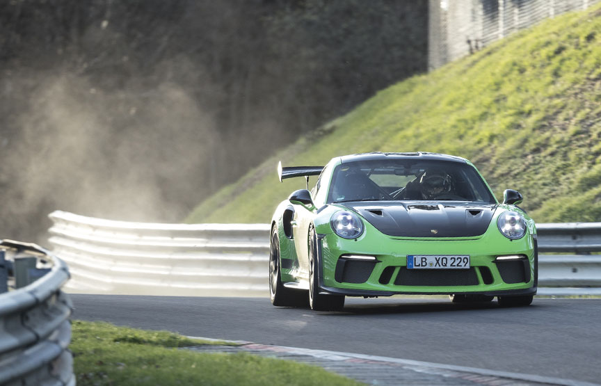 2018 Porsche 911 991.2 GT3 RS Weissach at Nürburgring Nordschleife