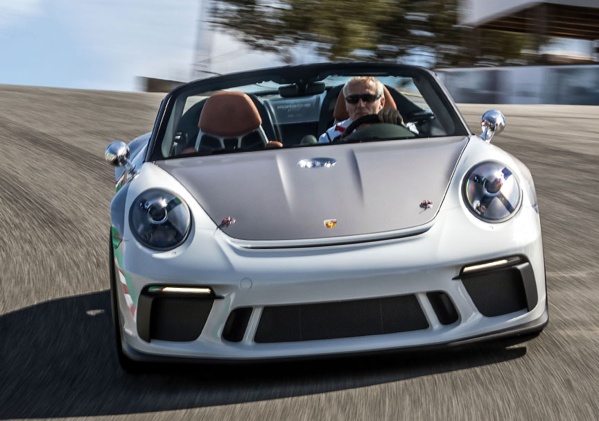 2018 Rennsport Reunion VI, Porsche 911 991 Speedster, Andreas Preuninger