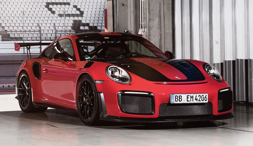 2017 Portimao GT2 RS press launch - Guards Red