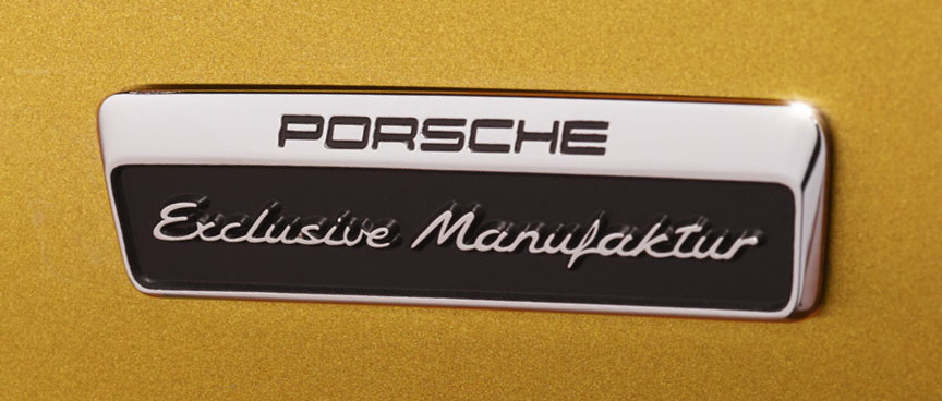Porsche 911 991.2 Turbo S Exclusive Manufaktur sign
