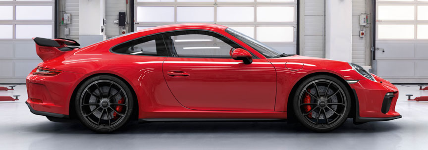 Porsche 911 991.2 GT3 4.0 side view