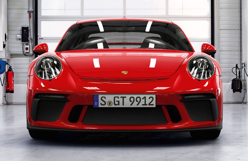 Porsche 911 991.2 GT3 4.0 front view