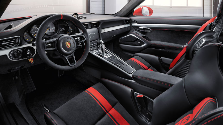 Porsche 911 991.2 GT3 4.0 interior