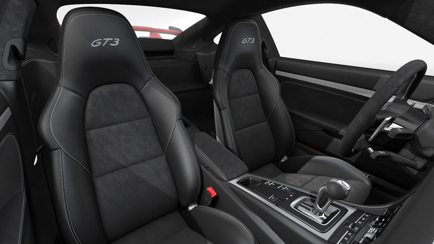 Porsche 911 991.2 GT3 4.0 Sport Plus seat, adaptive seat