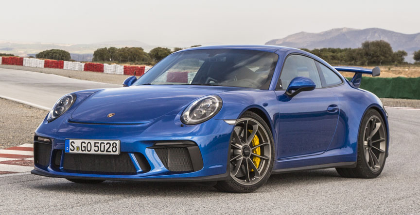 Porsche 911 991 GT3 4.0 blue metallic