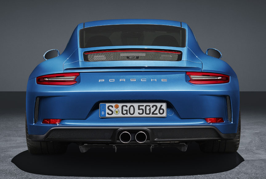 Porsche 911 991 GT3 Touring rear view