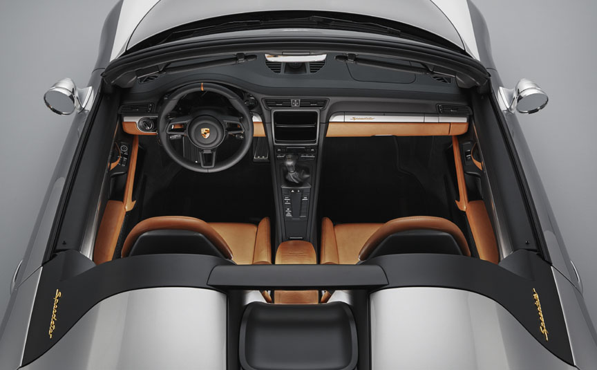 Porsche 911 991 Speedster concept cockpit