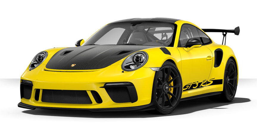 Porsche 911 991.2 GT3 RS Weissach, Racing Yellow