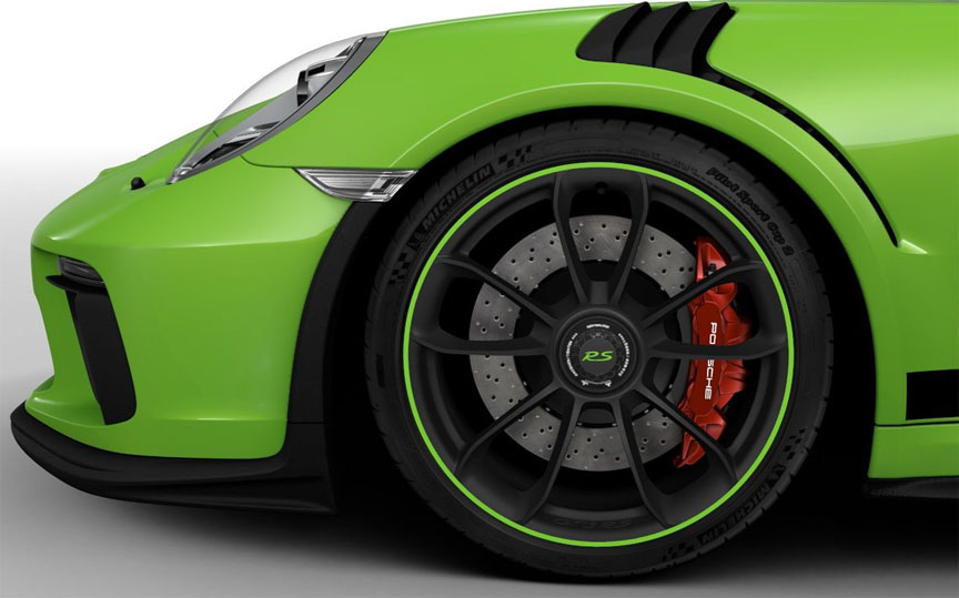 Porsche 911 991.2 GT3 RS XGS wheel option