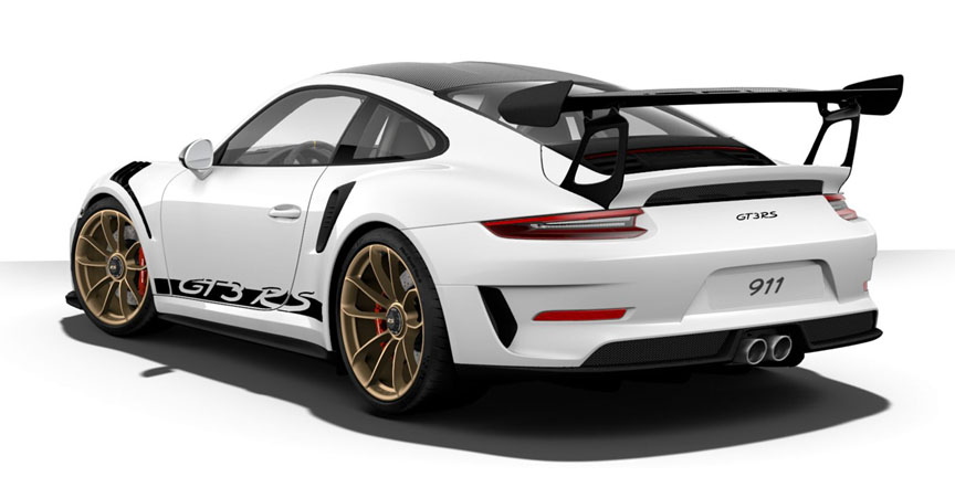 Porsche 911 991.2 GT3 RS in White