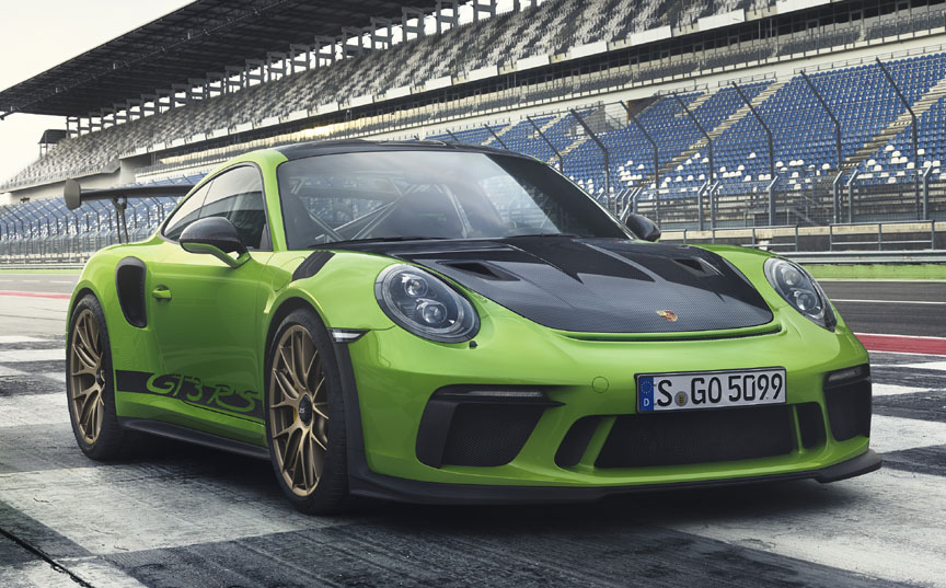 Porsche 911 991.2 GT3 RS Weissach with magnesium wheels