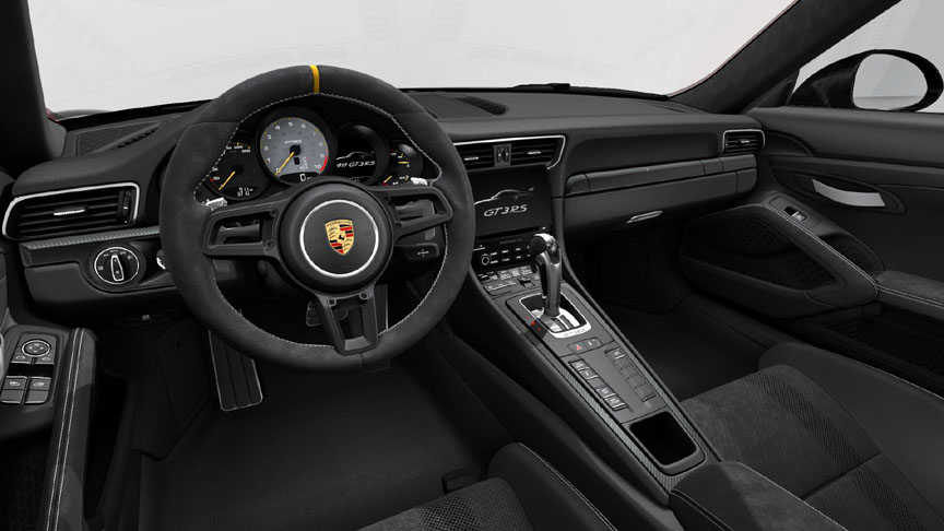 Porsche 911 991.2 GT3 RS black interior