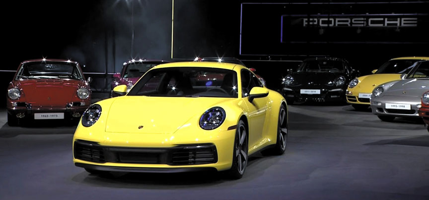 Porsche 911 992 premiere at Porsche Experience Center Los Angeles in Carson