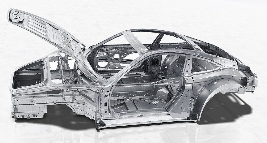 Porsche 911 992 bodyshell construction