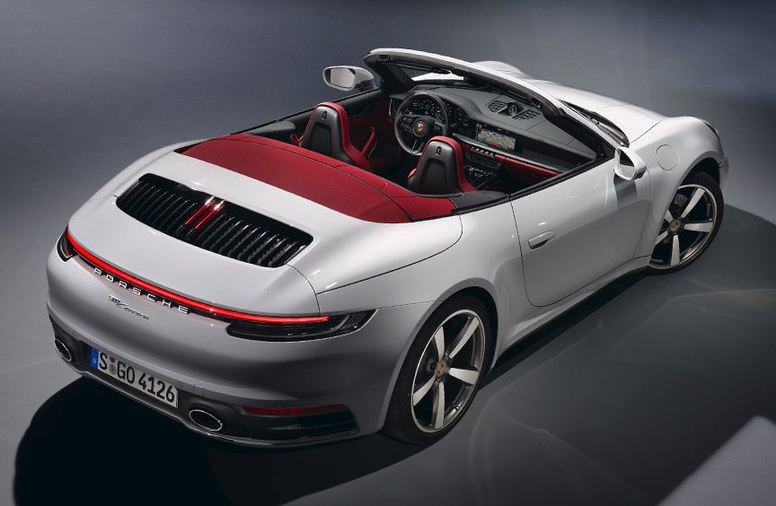 2019/2020 Porsche 911 992 Carrera base version Cabriolet with sports exhaust