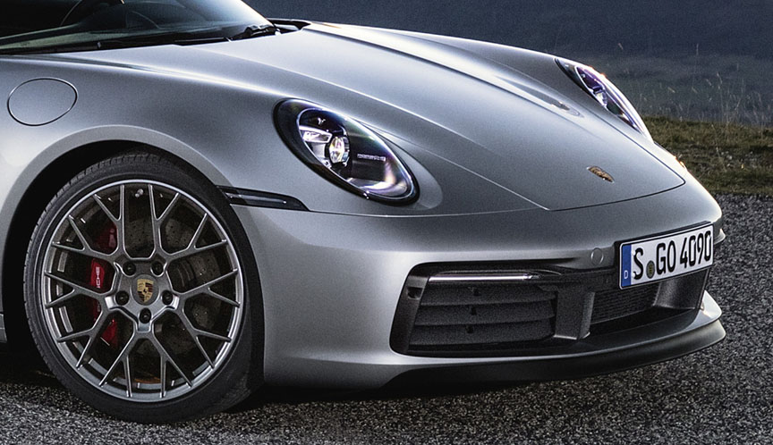 Porsche 911 992 (2020 model) front spoiler