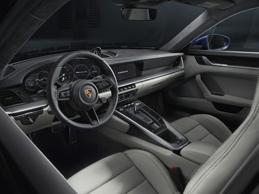 Porsche 911 992 interior