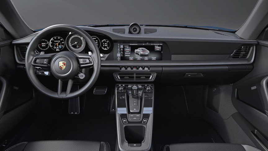 Porsche 911 992 dashboard