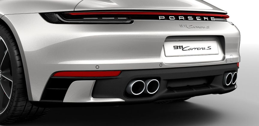 Porsche 911 992 Carrera SportDesign rear spoiler