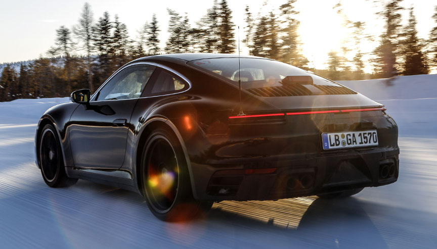 Porsche 911, model year 2019 (992-generation) prototype