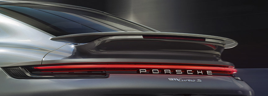 Porsche 911 992 Turbo S rear spoiler