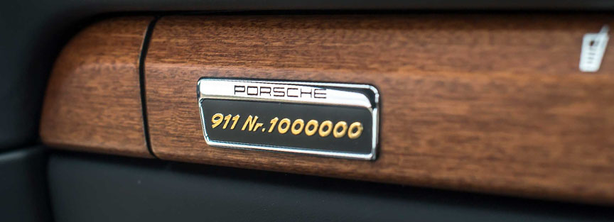 Porsche 911 1.000.000th plaque