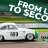 BTCC star shoots from last to second place in Porsche 356!