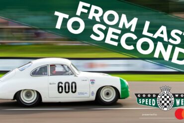 BTCC star shoots from last to second place in Porsche 356!