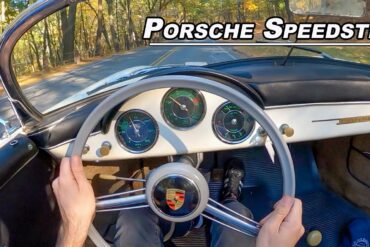 Original 37k Mile 1956 Porsche 356A Speedster POV Drive