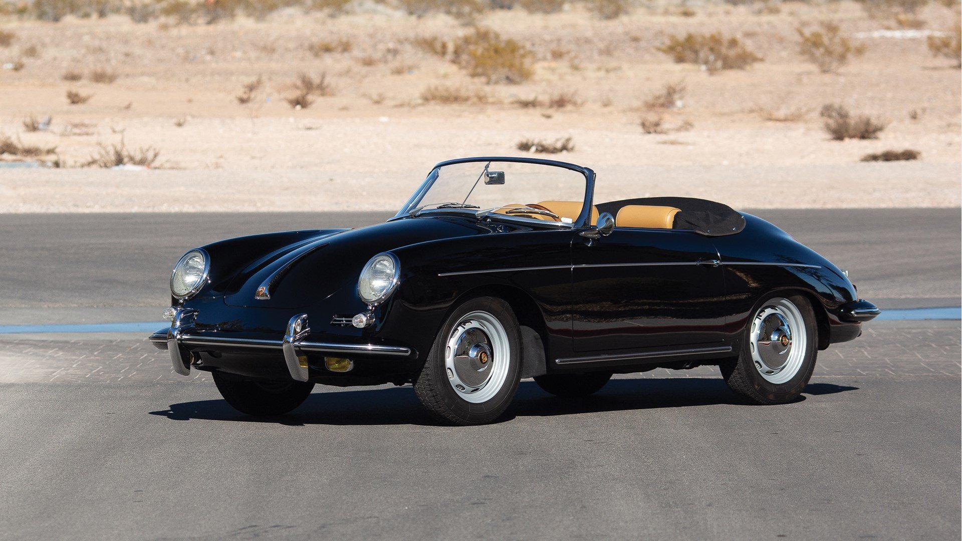 A3 Porsche 356 B 1600 S Cabriolet Poster – 1962-1963 Brochure Art Print