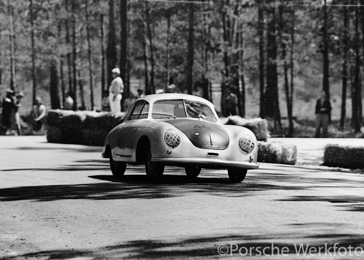 Porsche Museum Karte/card 10x15 cm PORSCHE 356 SL Coupé - 1951 24H Le Mans