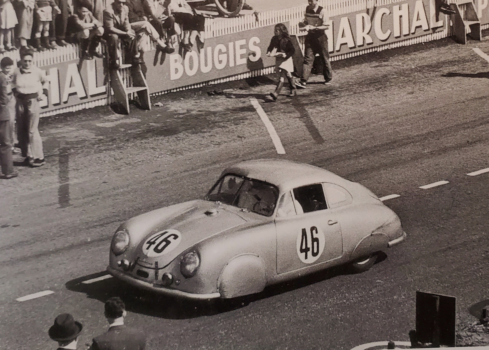 Porsche 356 SL at 24 Hours of Le Mans in 1951